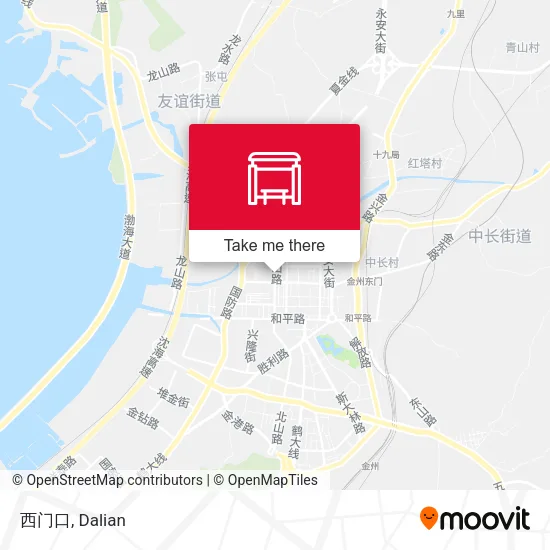 西门口 map