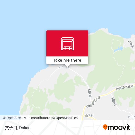 艾子口 map