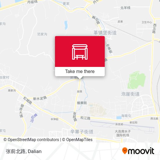 张前北路 map
