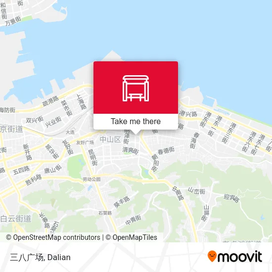 三八广场 map