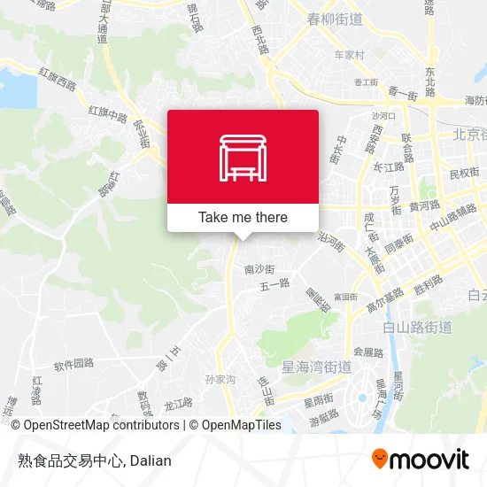熟食品交易中心 map