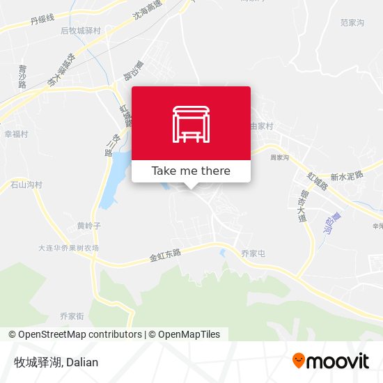 牧城驿湖 map
