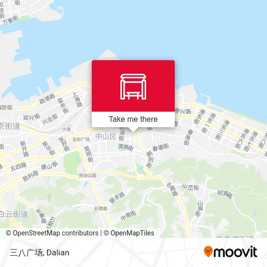 三八广场 map