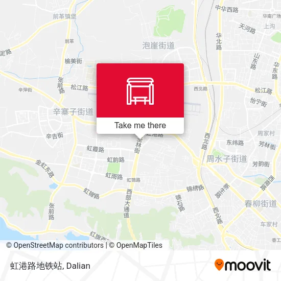 虹港路地铁站 map