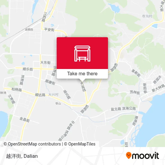 越洋街 map