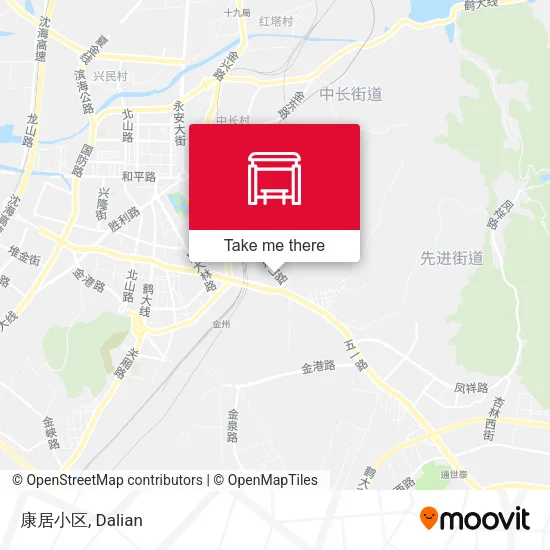康居小区 map