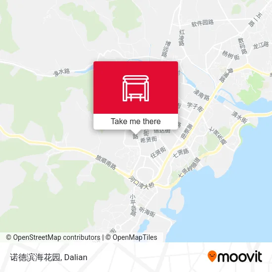 诺德滨海花园 map