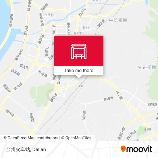 金州火车站 map