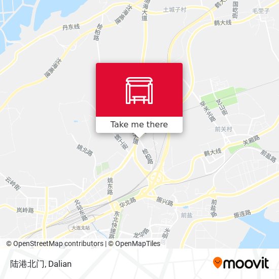 陆港北门 map