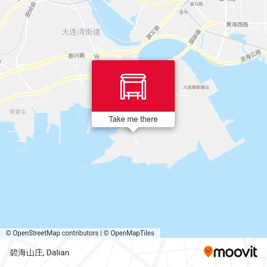 碧海山庄 map