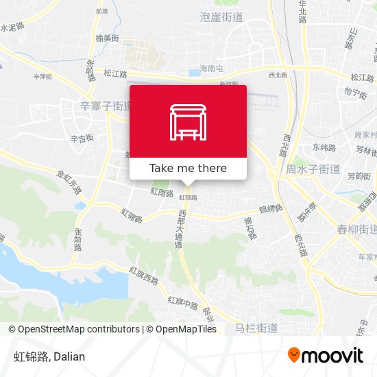 虹锦路 map