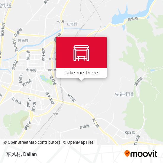 东风村 map