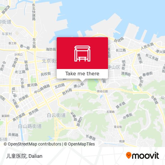 儿童医院 map