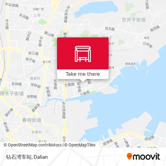 钻石湾车站 map