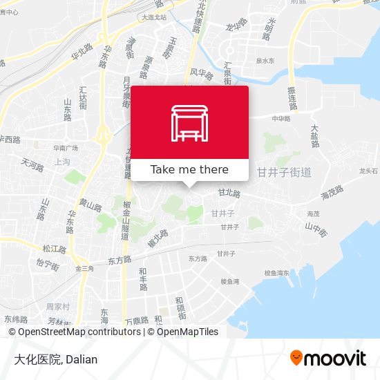 大化医院 map