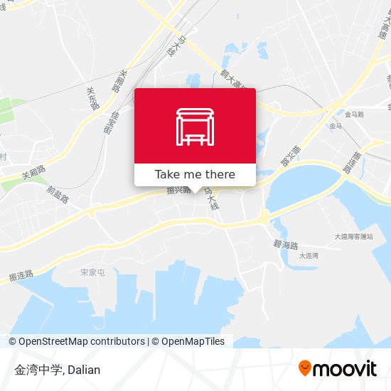 金湾中学 map