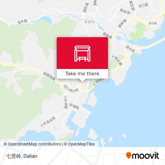 七贤岭 map