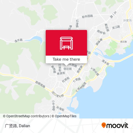 广贤路 map