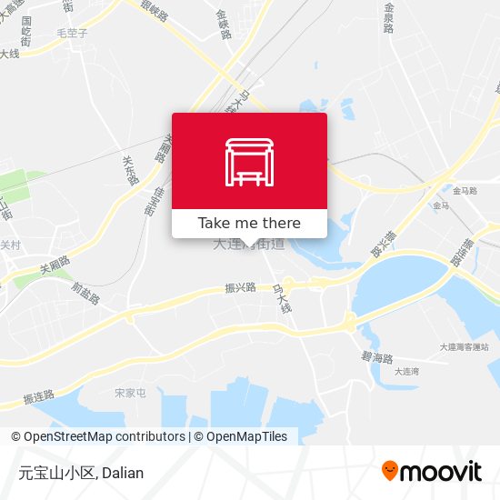 元宝山小区 map