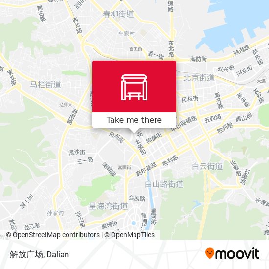 解放广场 map