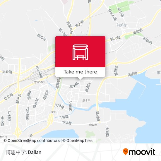 博思中学 map