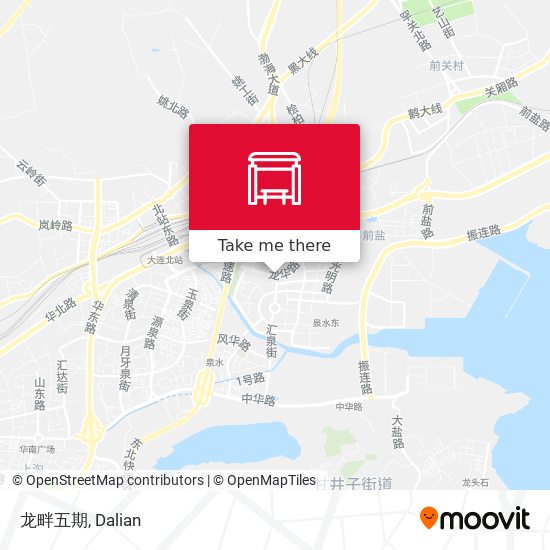 龙畔五期 map