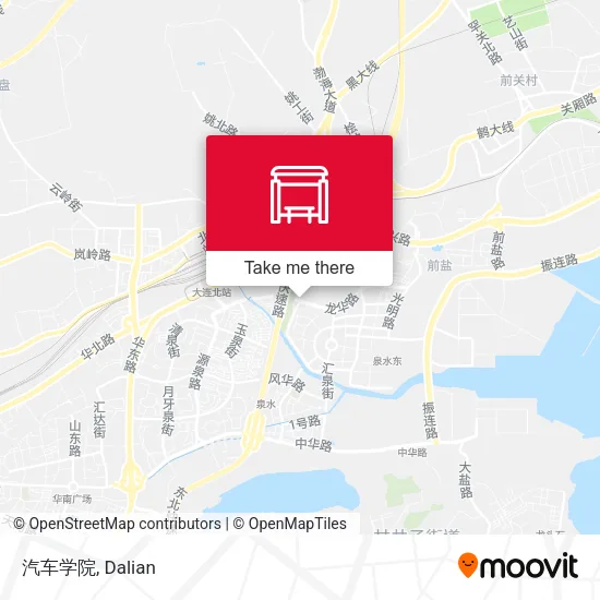 汽车学院 map