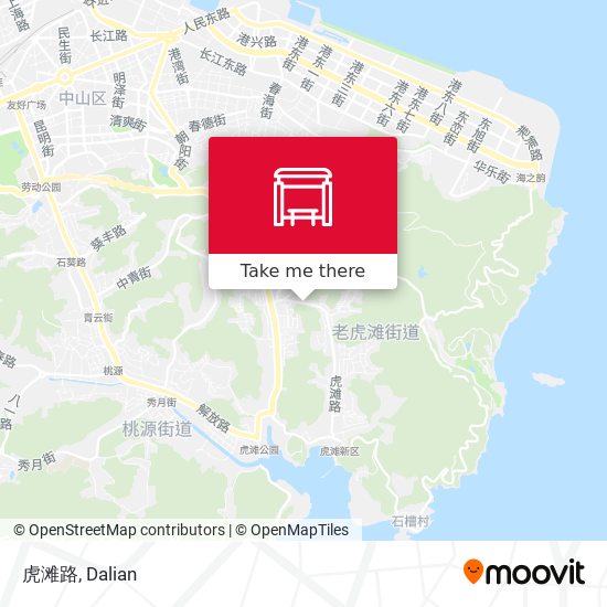 虎滩路 map