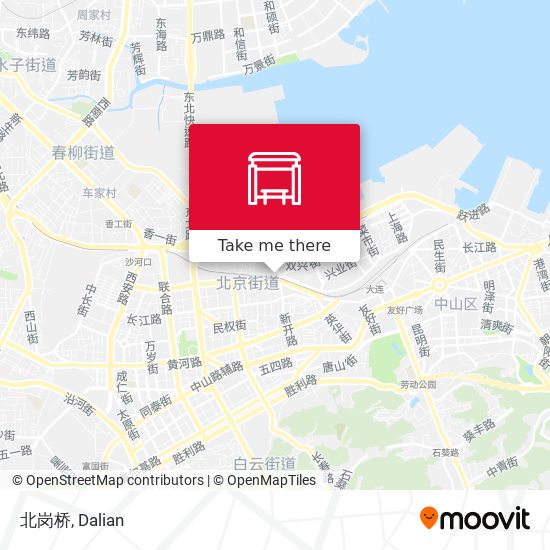 北岗桥 map