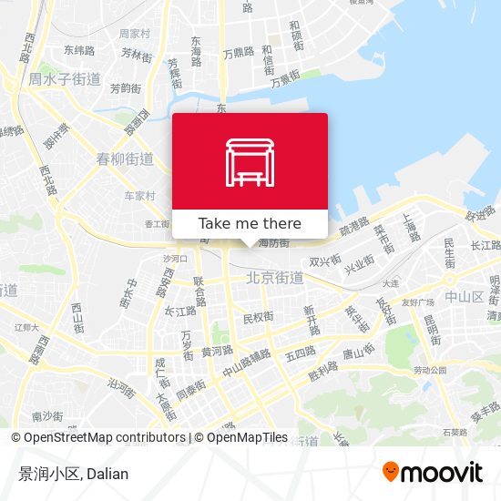 景润小区 map