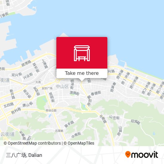 三八广场 map