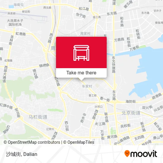 沙城街 map