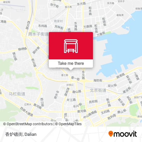 香炉礁街 map