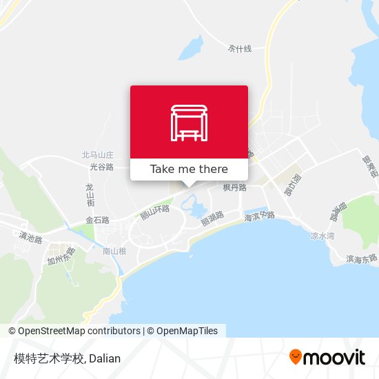 模特艺术学校 map