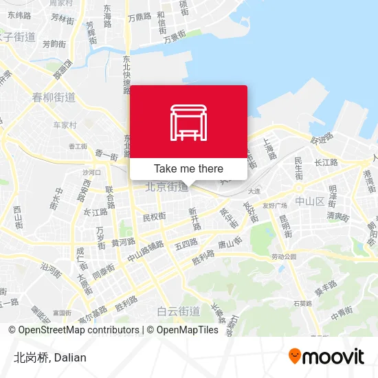 北岗桥 map
