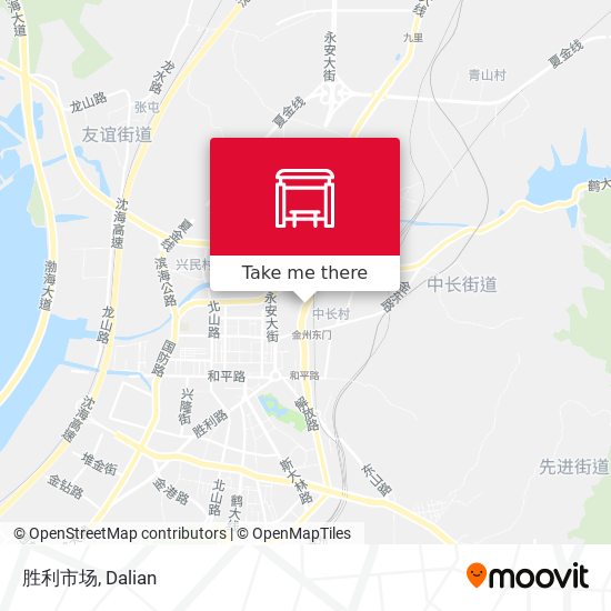 胜利市场 map