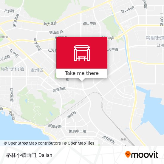 格林小镇西门 map