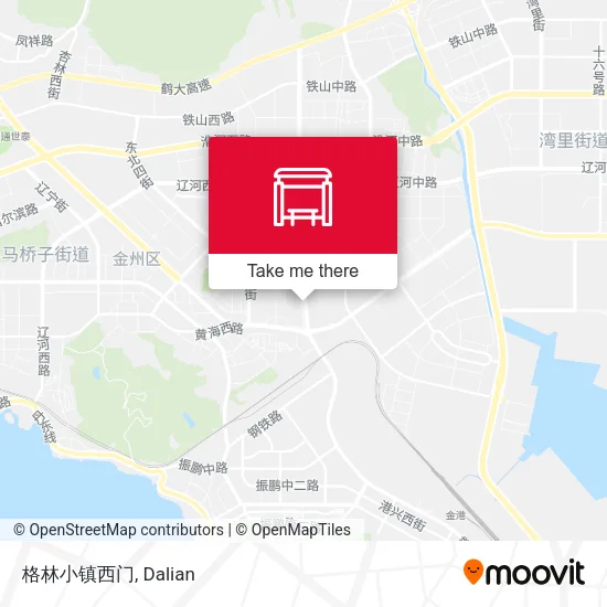 格林小镇西门 map