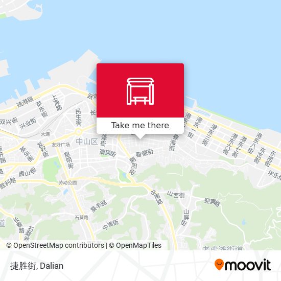 捷胜街 map