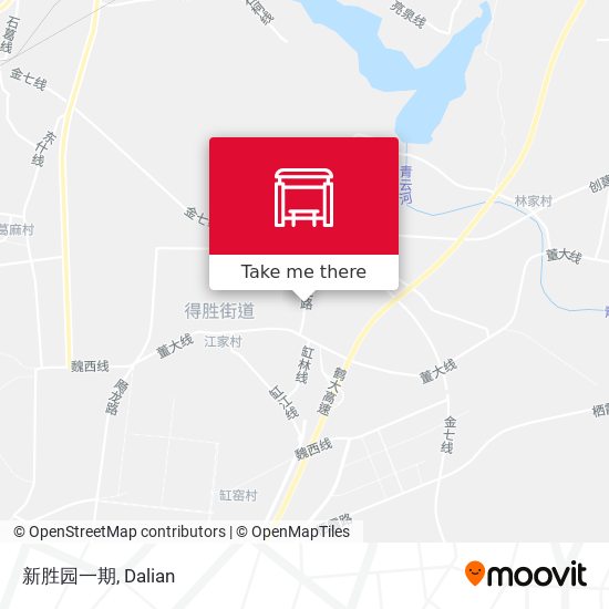 新胜园一期 map