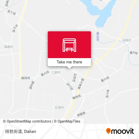 得胜街道 map