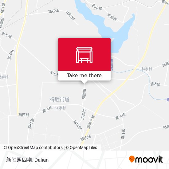 新胜园四期 map