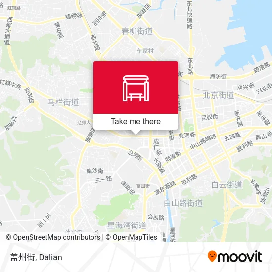 盖州街 map