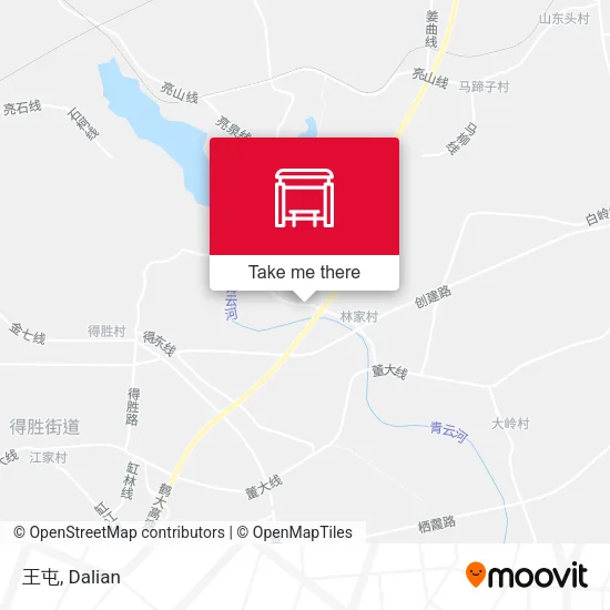 王屯 map