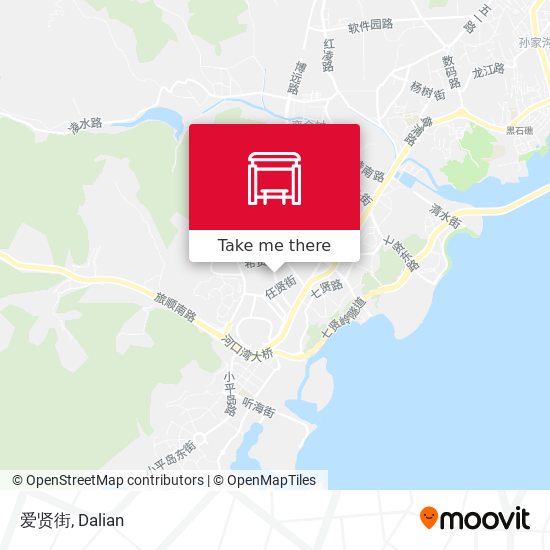 爱贤街 map