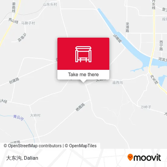 大东沟 map