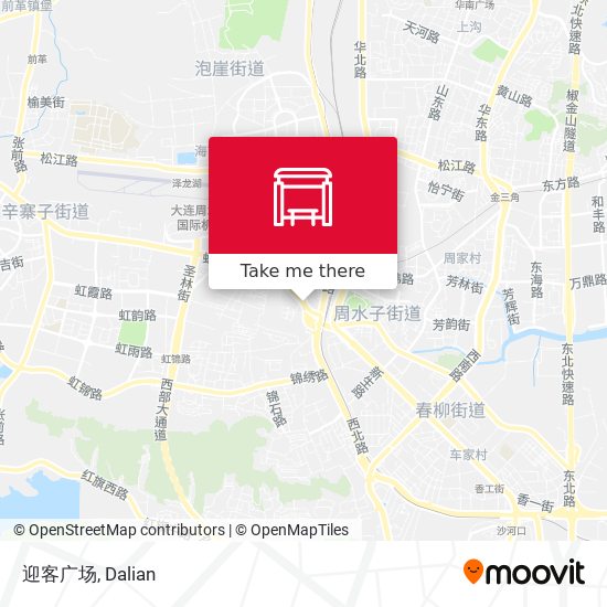 迎客广场 map