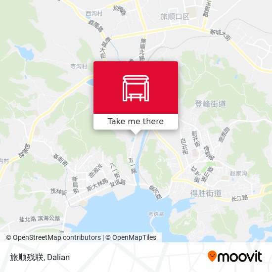 旅顺残联 map