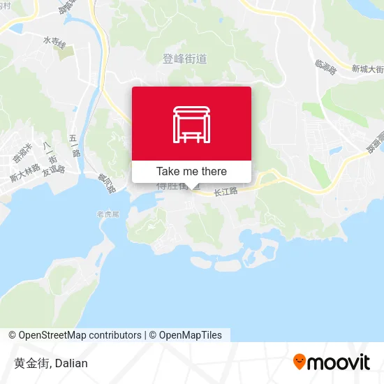 黄金街 map