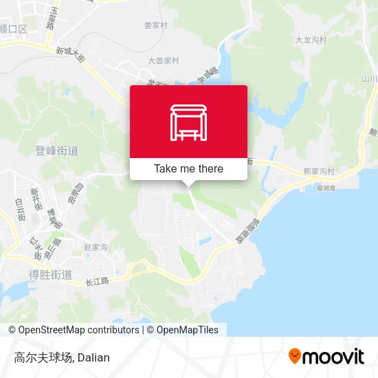 高尔夫球场 map